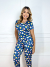 Pijama Longo De Manga Curta Full - Lua e Nuvem (92) - comprar online