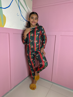 Pijama Infantil Longo de Inverno Full - Mickey Gucci Listra (763) - comprar online