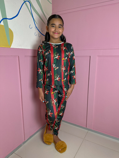 Pijama Infantil Longo de Inverno Full - Mickey Gucci Listra (763) na internet