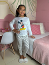 Pijama Longo De Inverno Infantil - Mickey Mouse Poá (303)