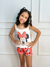 Baby Doll Alça Infantil - Minnie Disney Laço Vermelho (76)