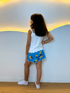 Baby Doll Alça Infantil - Minions Divertidos F. Azul (1081) na internet