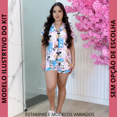 KIT LD AMERICANO CURTO 10 PEÇAS - MODELOS TAMANHOS VARIADO M/G na internet