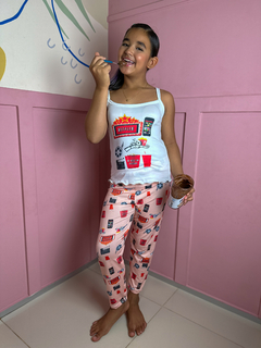Pijama Longo De Alça Inverno Infantil - Netflix Joelma (39) na internet