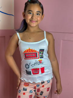 Pijama Longo De Alça Inverno Infantil - Netflix Joelma (39) - comprar online