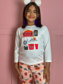 Pijama Longo De Inverno Infantil - Netflix Joelma (39) na internet