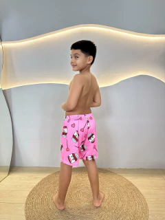 Samba Canção Infantil Masculino - Nutella Coração (606) na internet