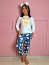 Pijama Longo De Inverno Infantil - Ovelha Nas Estrelas (316)