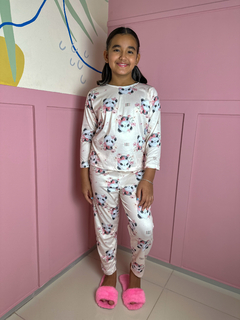 Pijama Infantil Longo de Inverno Full - Pandinha Laço Borboleta (767) na internet
