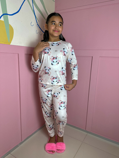Pijama Infantil Longo de Inverno Full - Pandinha Laço Borboleta (767) - comprar online