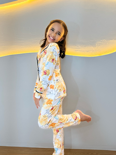 Americano Infantil Longo de Inverno - Pooh Mel (194) - comprar online