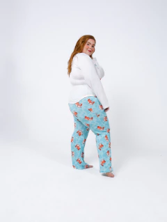 Pijama Longo De Inverno - Raposa Verde (33) na internet