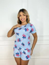 Baby Doll De Manga Full - Stitch & Angel F. Azul Poá (651) - comprar online