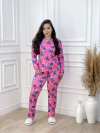Pijama Longo De Inverno Full - Stitch Apaixonado F.Rosa (866)