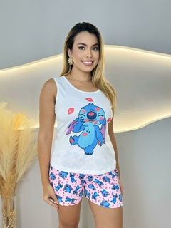 Baby Doll De Regata - Stitch Beijos (1083) - comprar online