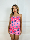 Baby Doll Alça Full - Stitch Bolhas Coração F. Pink (1103) - comprar online