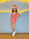 Baby Doll Alça Infantil Full Natal - Stitch & Boneco De Neve (959)