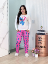 Pijama Longo De Inverno - Stitch Coração e Bolinha (405) - comprar online