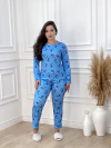 Pijama Longo De Inverno Full - Stitch Dando Lingua (854)