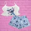 Baby Doll Ondinha Cropped - Stitch Estrela (457) - comprar online