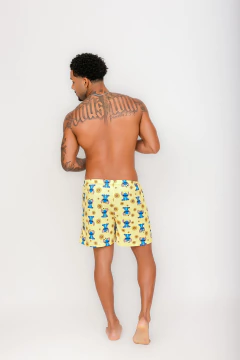 Pijama Masculino Samba Canção - Stitch Girassol (85) na internet