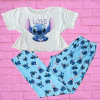 Pijama de Inverno Longo Max Cropped Ondinha - Stitch Love (165)