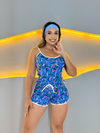 Baby Doll Alça & Shorts Viés Full - Stitch Ohana (146) - comprar online