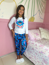 Pijama Longo De Inverno Infantil - Stitch Ohana (146)