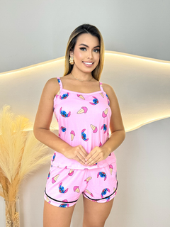Americano de Alça - Stitch Sorvete Rosa (279) - comprar online