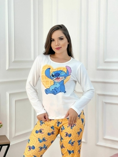 Pijama Longo De Inverno - Stitch Wiffer (34) - Perfect Girl