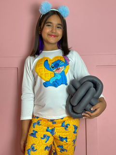Pijama Longo De Inverno Infantil - Stitch Wiffer (34) - comprar online