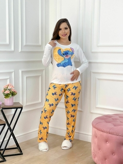 Pijama Longo De Inverno - Stitch Wiffer (34) - comprar online