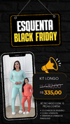 KIT LONGO LISO BLACK FRIDAY 10 PEÇAS - TAMANHOS E CORES VARIADOS (2025)