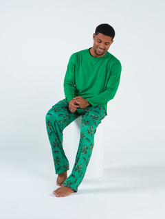 Pijama Masculino Longo de Inverno - Super Homem Hulk (548) na internet