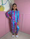 Pijama Infantil Longo de Inverno Full - Super Poderosas Listra (752)