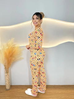 Pijama Longo De Inverno Full - Turma Disney Gucci (1021) na internet