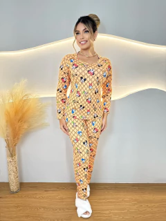 Pijama Longo De Inverno Full - Turma Disney Gucci (1021) - Perfect Girl