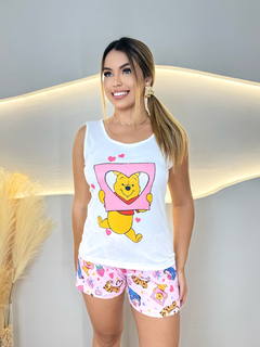 Baby Doll De Regata - Turma do Pooh Morango (1069) - comprar online