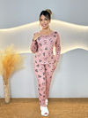 Pijama Longo De Inverno Full - Ursinha Laço Onça (1090) - comprar online