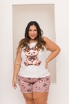 Baby Doll De Regata - Ursinha Laço Onça (1090) - comprar online
