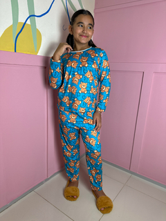 Pijama Infantil Longo de Inverno Full - Ursinho F.Verde (764) na internet