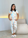 Pijama Infantil Longo De Inverno M. Curta Full - Ursinho Na Lua (836)