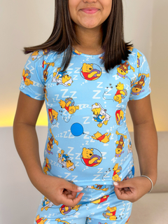 Pijama Infantil Longo De Inverno M. Curta Full - Ursinho Pooh De Pijama (837) - comprar online