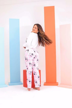Pijama Longo De Inverno - Vaca Rosa (53) - Perfect Girl