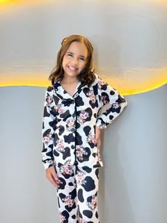 Americano Infantil Longo de Inverno - Vaquinha Preta (130) - comprar online