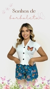 Baby Doll Max Cropped Botão - Borboleta (12) - comprar online