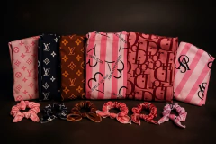 KIT MARCAS COM 10 SCRUNCHIE - XUXINHA DE CABELO VARIADO - loja online