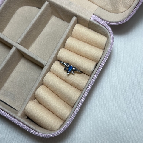 Solitário Pedra Azul