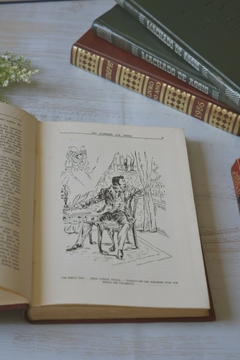 Livro antigo em capa dura "Ao Correr da Pena" de José de Alencar - Rasgada Janela Curadoria Vintage