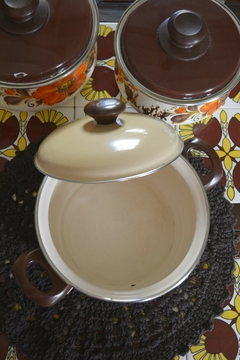 *RARIDADE* Caçarola esmaltada Mãe ágata M "Legumes" - comprar online
